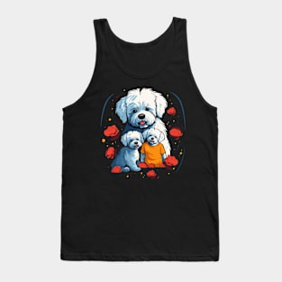 Bichon Frise Fathers Day Tank Top